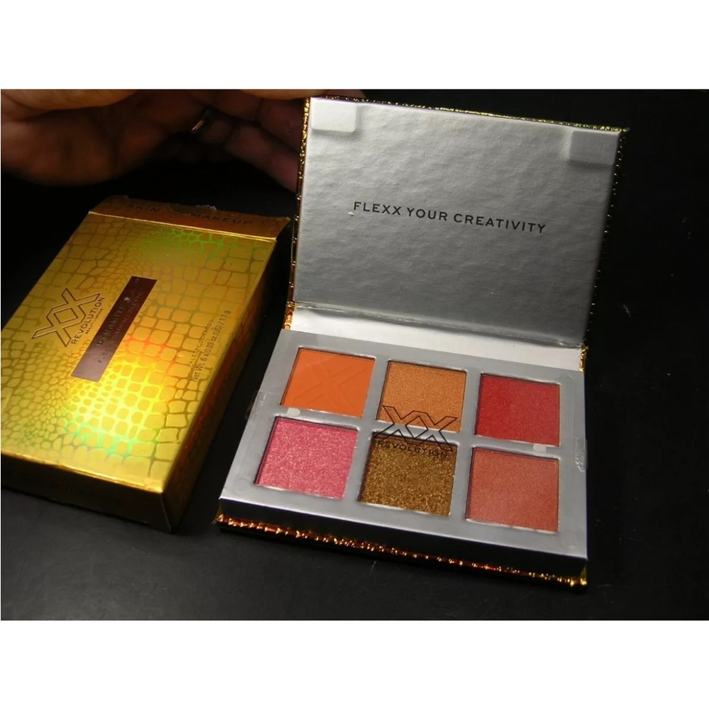 Makeup Revolution XX Flexx Eyeshadow Shadow Palette
Six Shades - Picture 1 of 3